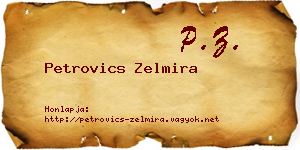 Petrovics Zelmira névjegykártya